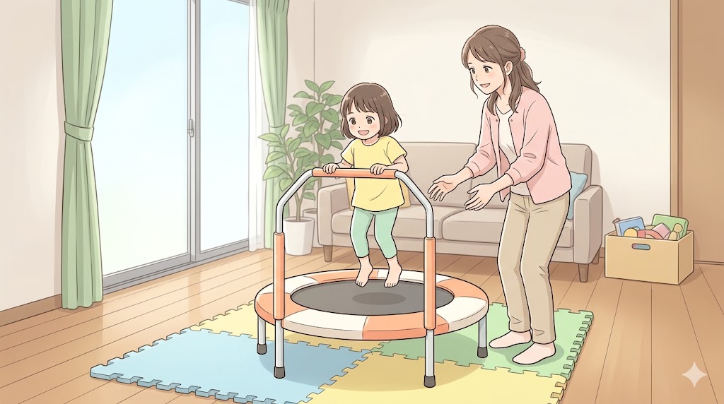 トランポリンは何歳から？選び方と家庭で守りたい安全対策のポイント