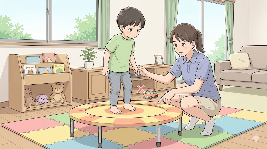 トランポリンでやってはいけないNG行動|事故の大半は「着地失敗」