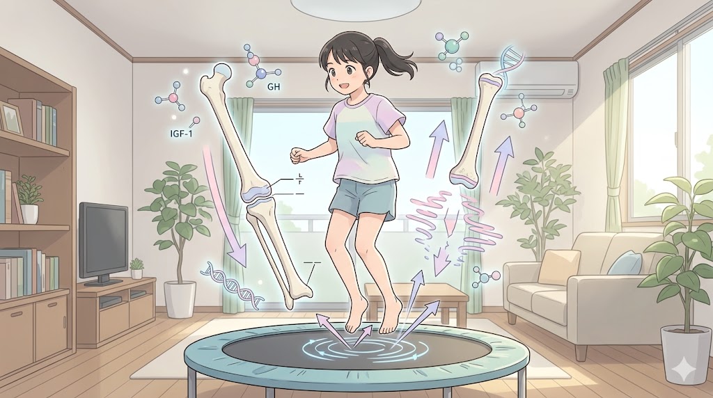 【大前提】トランポリンで身長は伸びる？科学で読み解くメカニズムと効果の真実