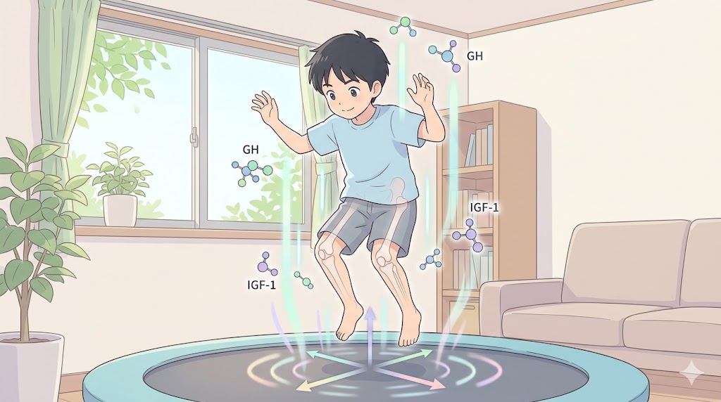 成長ホルモン・IGF-1と跳躍運動の関係｜内分泌メカニズムから見る身長発育