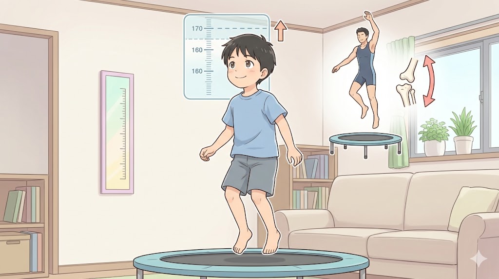 「トランポリンで身長が縮む」はウソ｜競技選手が小柄な本当の理由