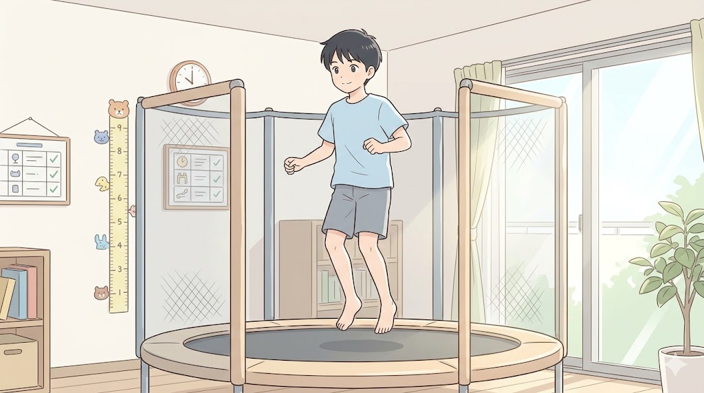 子供の身長を伸ばすトランポリン活用プロトコルと安全に続けるポイント