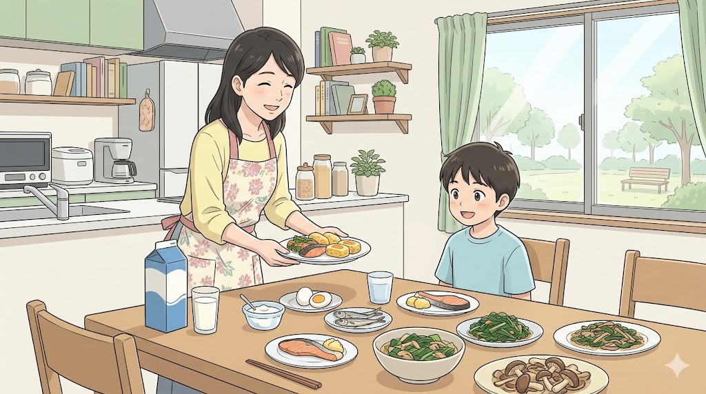 骨を伸ばす材料を整える栄養戦略｜カルシウム・タンパク質・ビタミンD