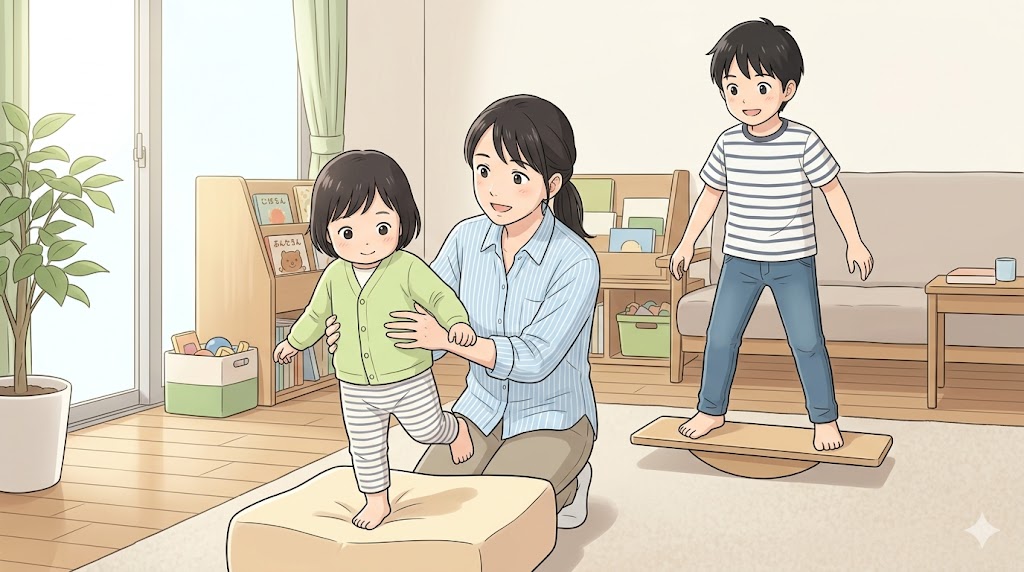 バランス感覚はいつから伸びる？子どもの発達のタイミング