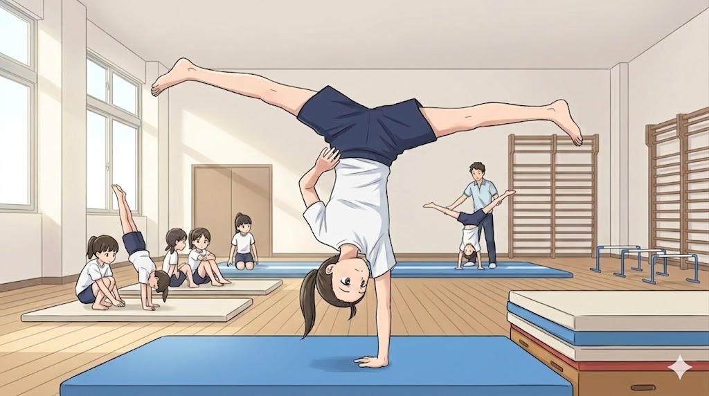 側宙の段階練習と上達のコツ