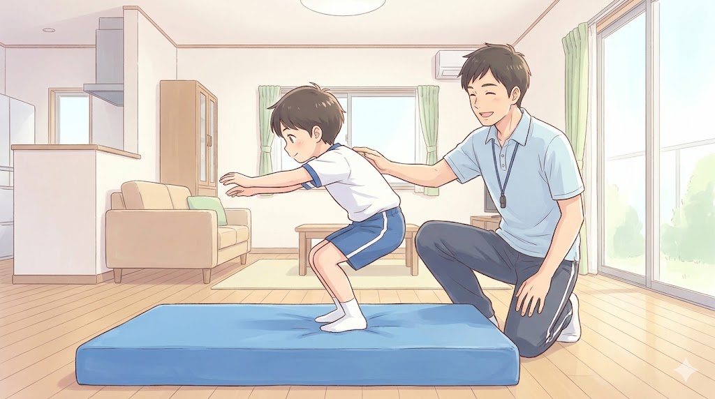着地で後ろに倒れる原因｜重心と前傾姿勢のコツ