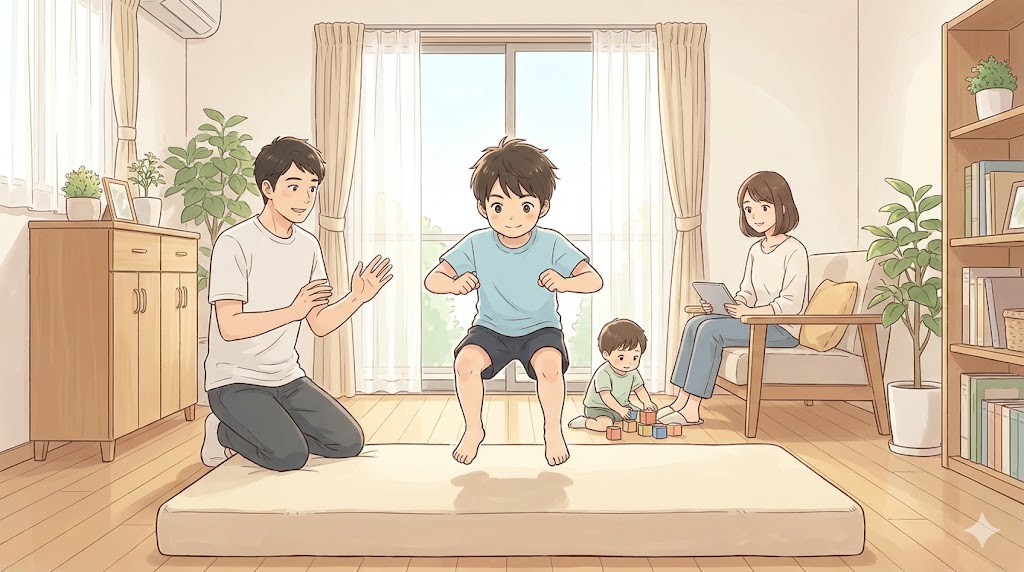 立ち幅跳びを上達させる練習法と家でできる対策