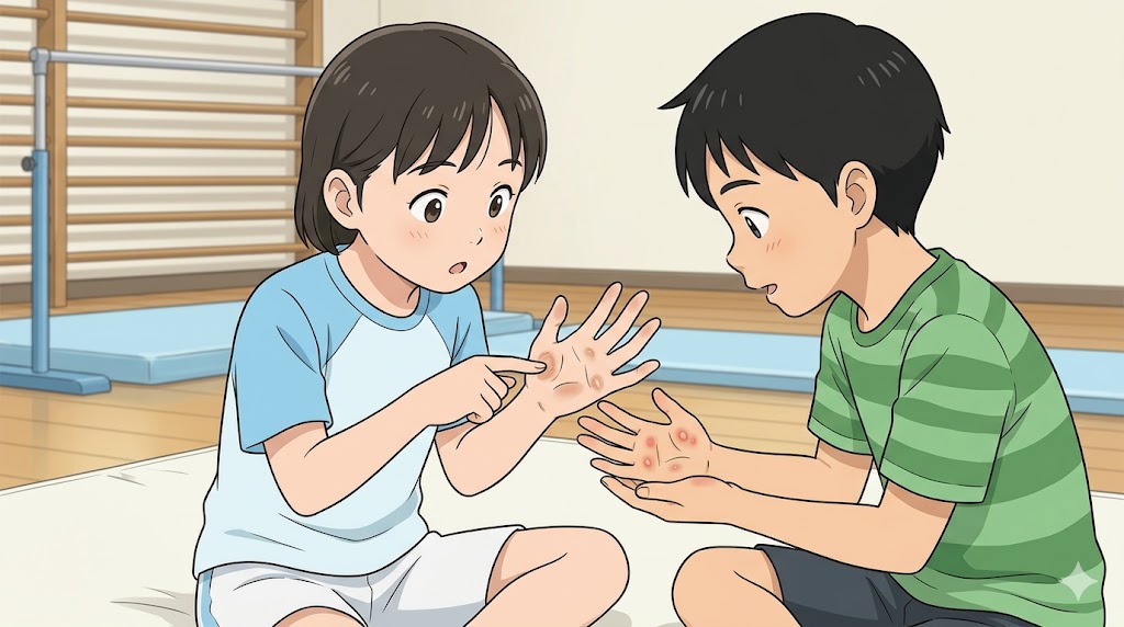 鉄棒の豆とは？マメとタコの違い