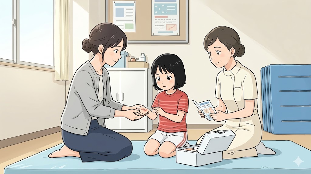 子どもの鉄棒の豆で受診を考える目安